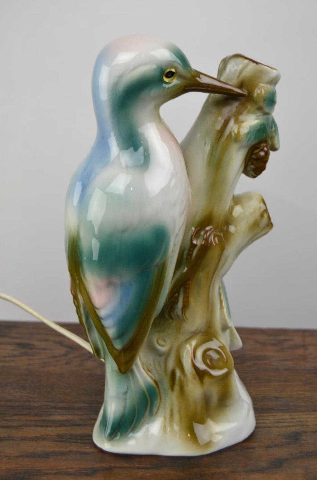 Woodpecker Perfume Lamp, Germany, 1930s For Sale 1