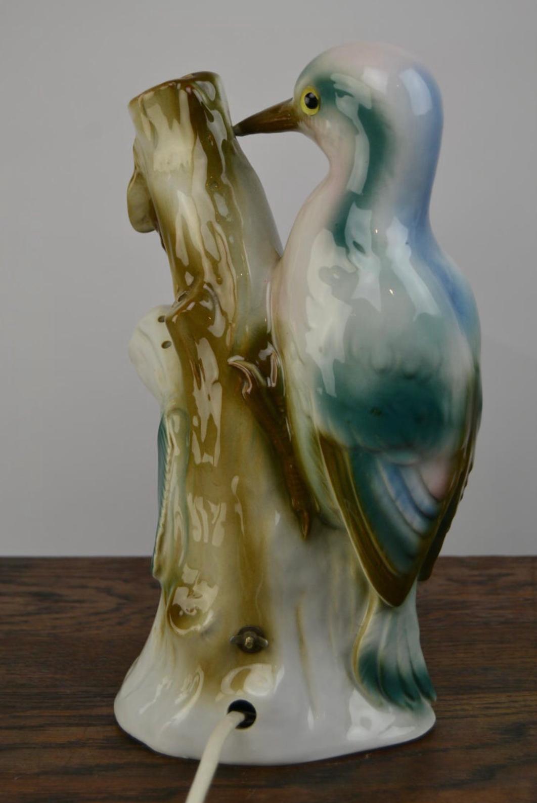 Woodpecker Perfume Lamp, Germany, 1930s For Sale 2