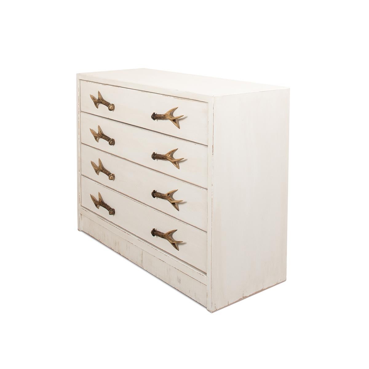 Woodsman Reclaimed Pine Chest of Drawers In New Condition For Sale In Westwood, NJ