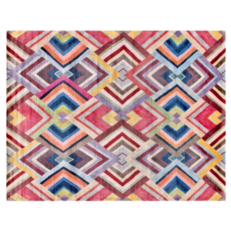 WOODSTOCK 400 Rug by Illulian
Dimensions: D400 x H300 cm 
Materials: Silk 100%
Variations available and prices may vary according to materials and sizes. Please contact us.

Illulian, historic and prestigious rug company brand, internationally