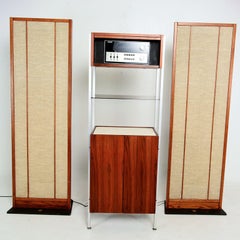 Woodstock Era Magnepan MG-II B Vintage Midcentury Speakers by Jim Winey 1969