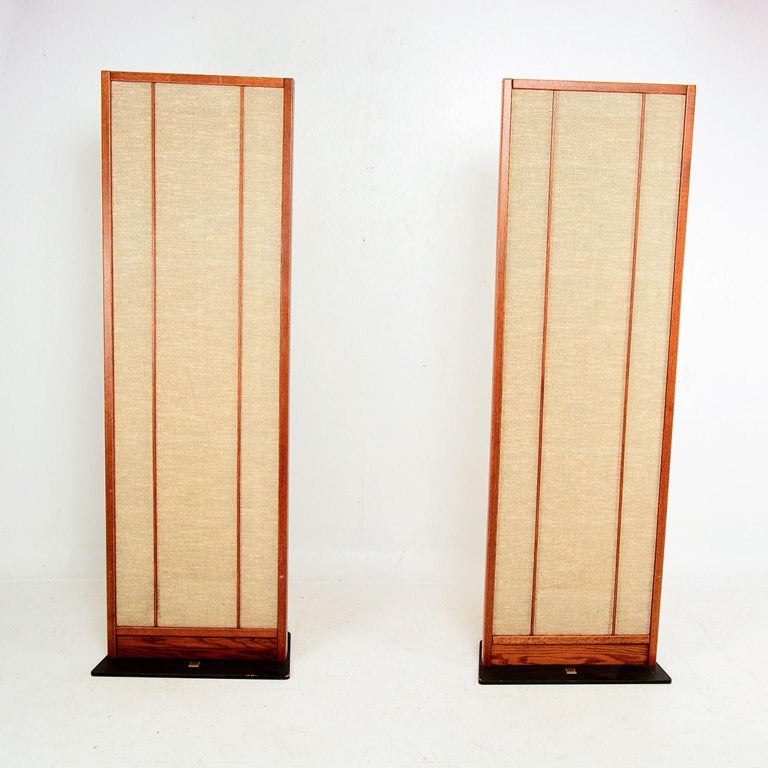Woodstock Era Magnepan MG II B Vintage Midcentury Speakers by Jim Winey 1969
