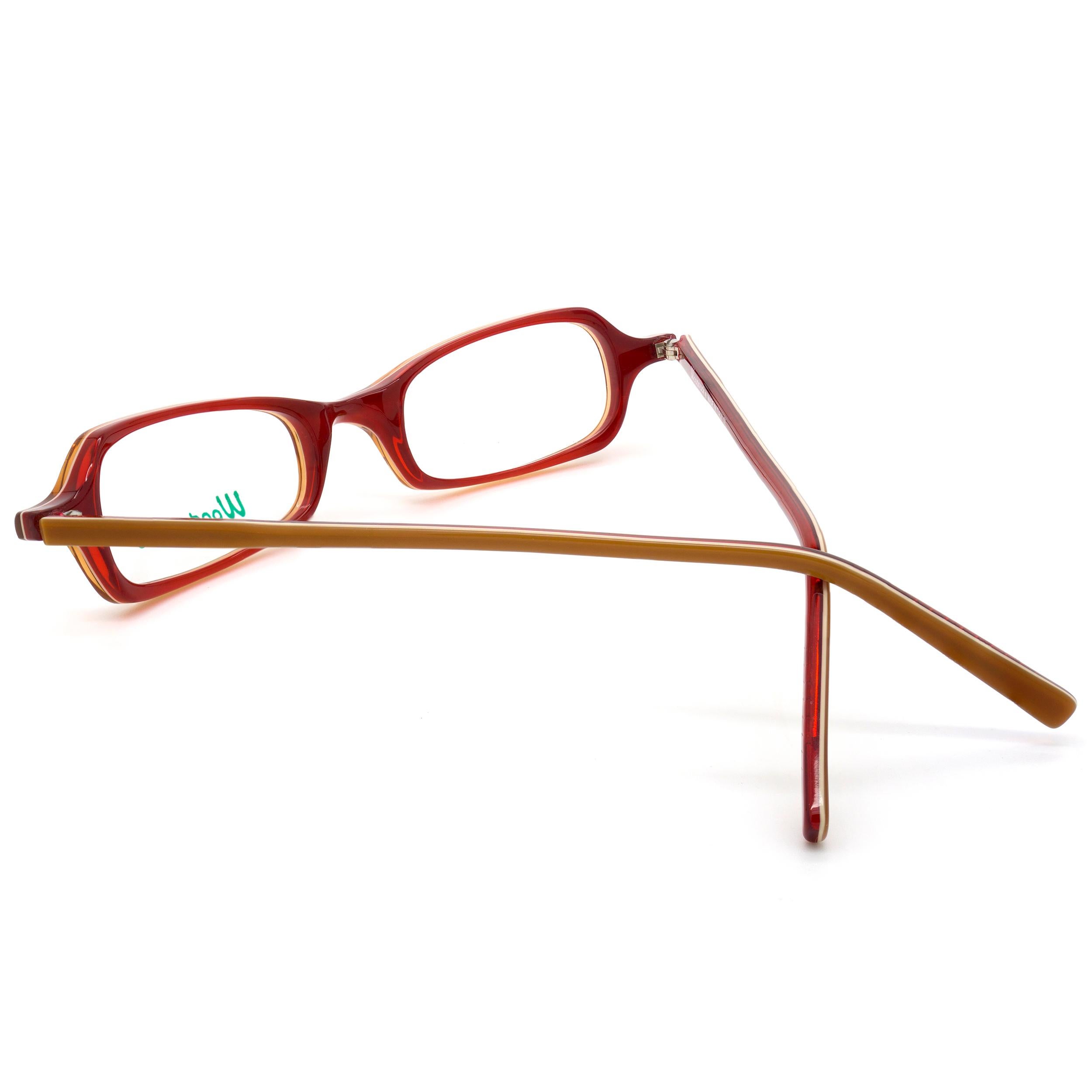 Brown Woodstock vintage horn-rim eyeglasses frame For Sale