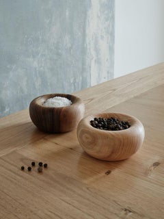 Small bowl, ash wood, woodturning, handmade in France, OROS Editions