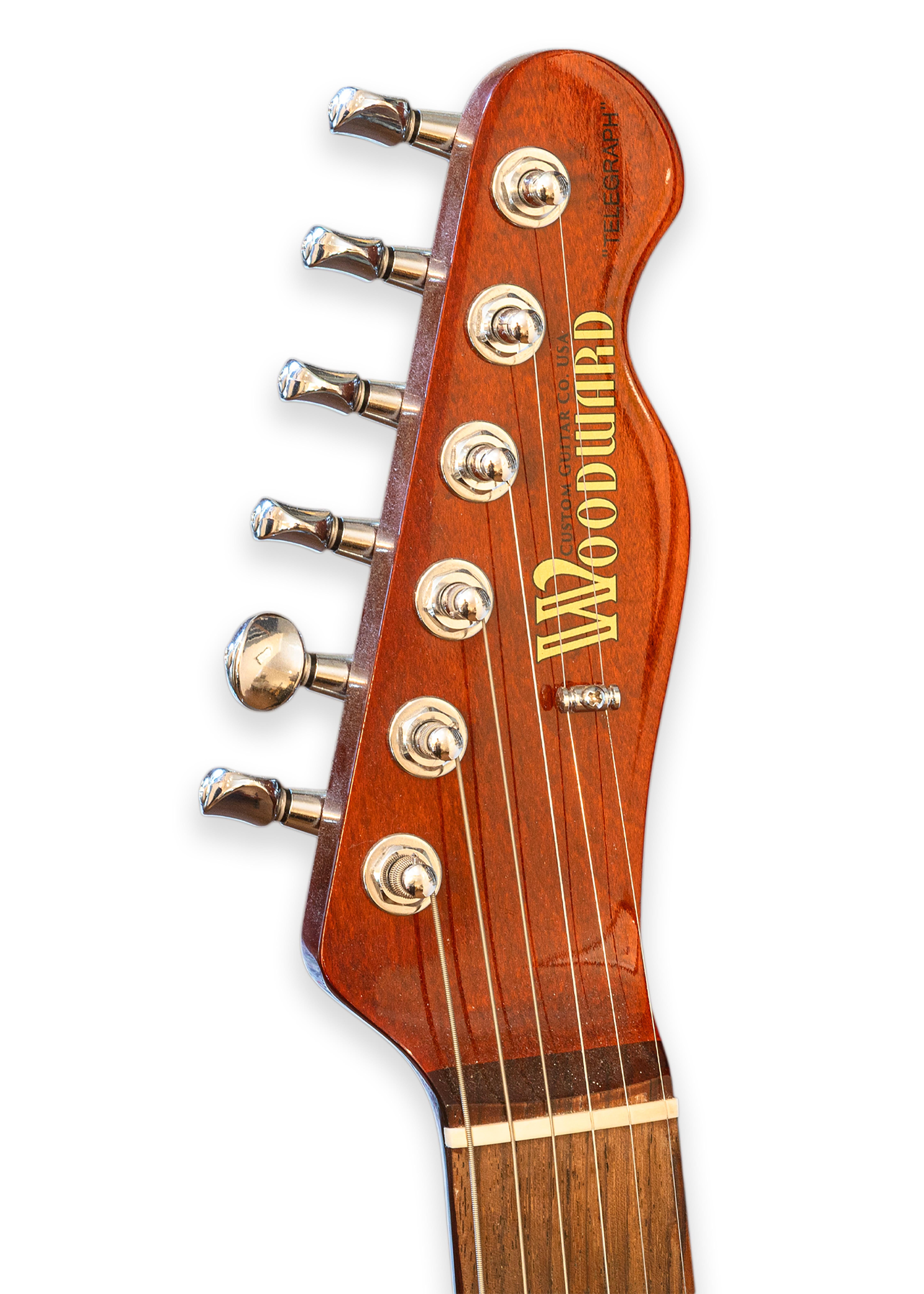 American Woodward Custom Guitar Co.-Handcrafted Electric Guitar (Built 1910/Rebuilt 2017) For Sale