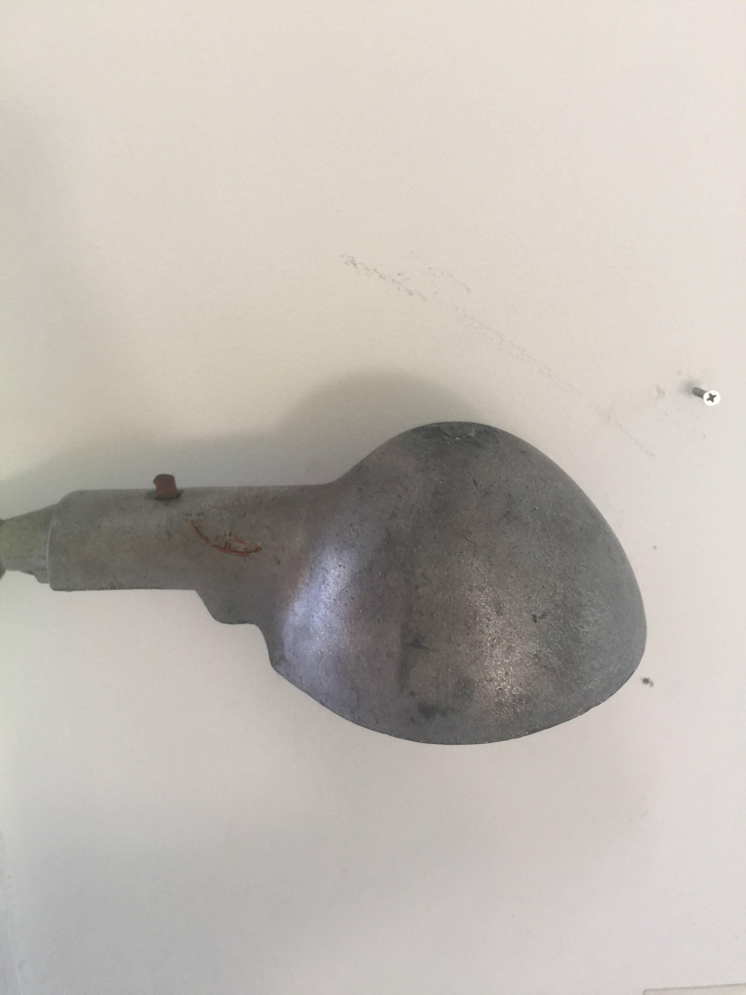 Woodward Lighting Vintage Industrial Metal Wall Lamp In Good Condition For Sale In New York, NY