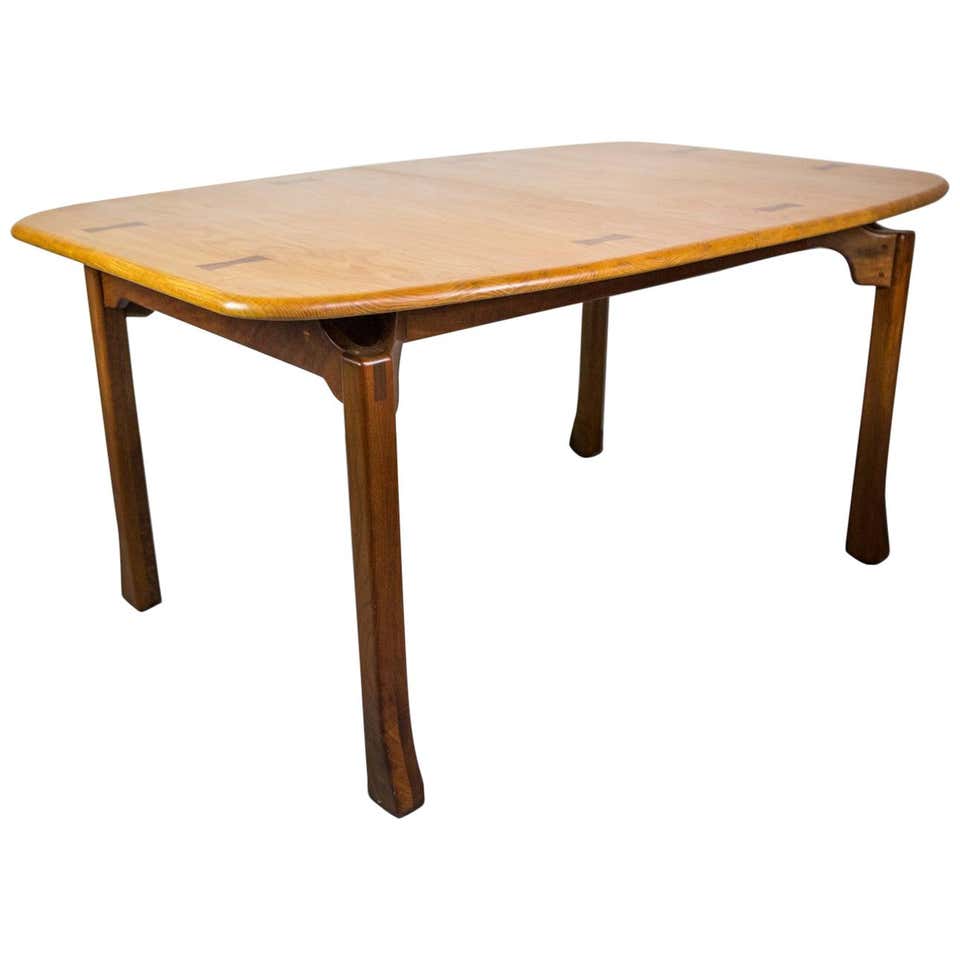 Solid Studio Table French 1960s Heavy Solid Studio Dining Table in Oak For Sale at 1stDibs