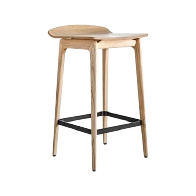 Natural Wood Kitchen Bar Stool Molteni&C by Francesco Meda - made in Italy For Sale