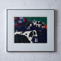 Woody Jackson Ben Jerry’s Holstein Cows Lithograph
