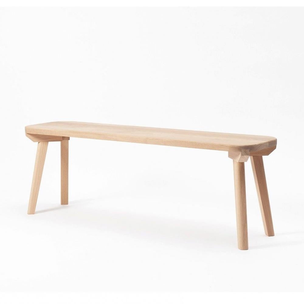 Woody Oak Bench In New Condition For Sale In Paris, FR