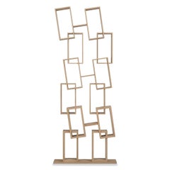 Woody oak Double Bookcase