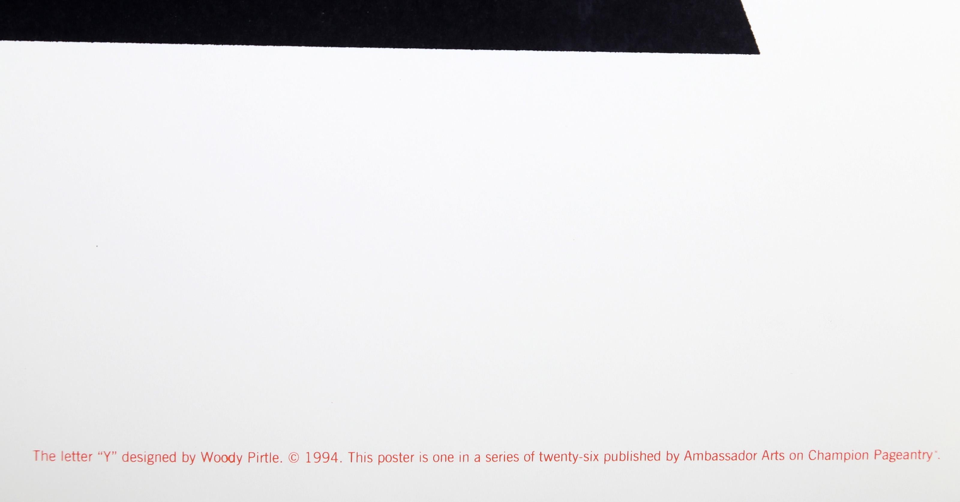 The Letter Y, Pop Art Screenprint by Woody Pirtle For Sale 2