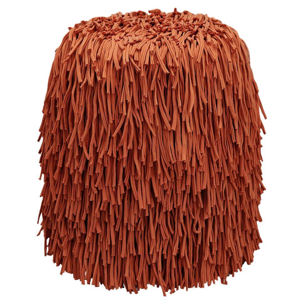 Woody Pouf by Houtique, Orange