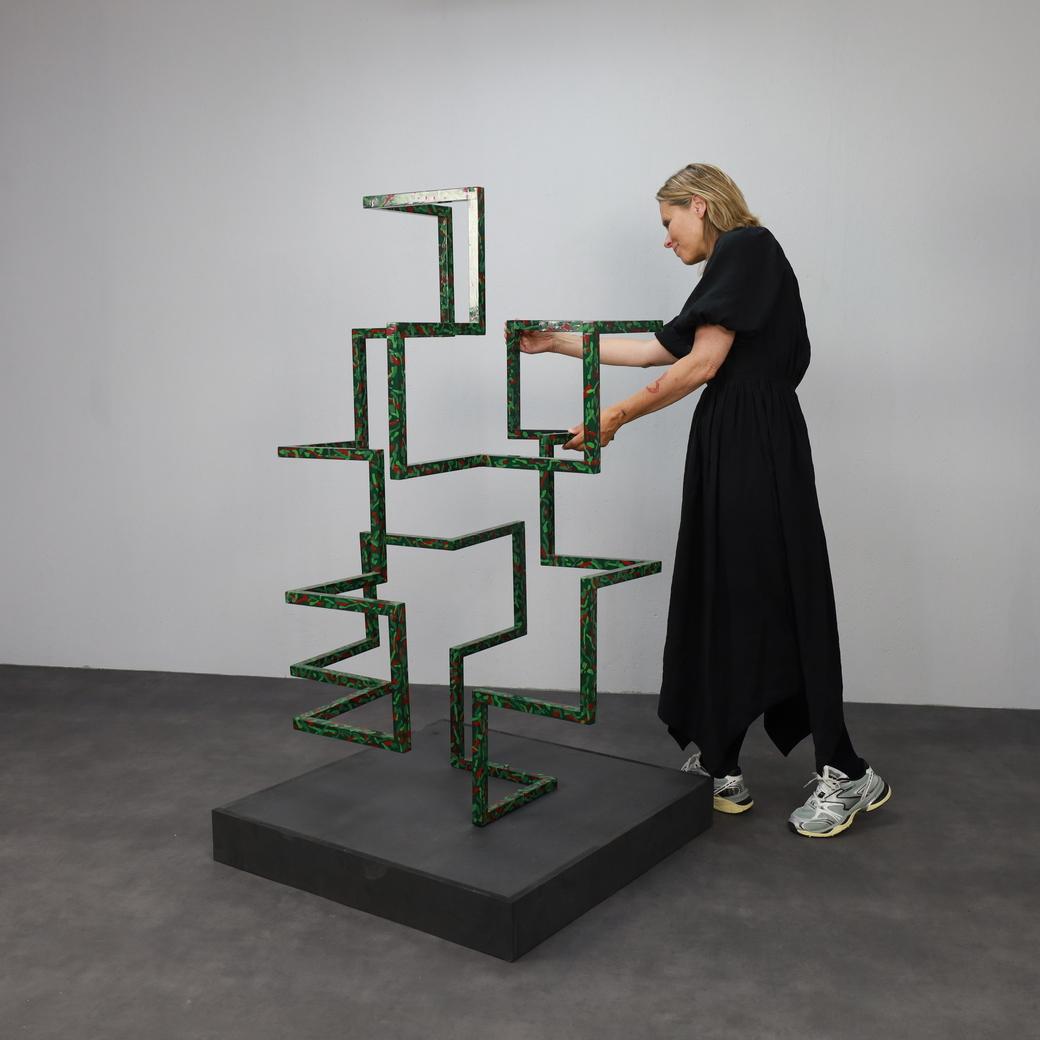 Dutch Woody van Amen “Taxat” Monumental Art Installation, c. 1990s For Sale