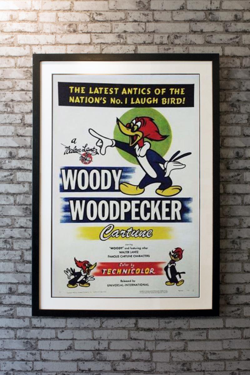 Woody Woodpecker is a fictional animated character anthropomorphic woodpecker who appeared in theatrical short films produced by the Walter Lantz Studio and distributed by Universal Pictures during the golden age of American animation.

Framing