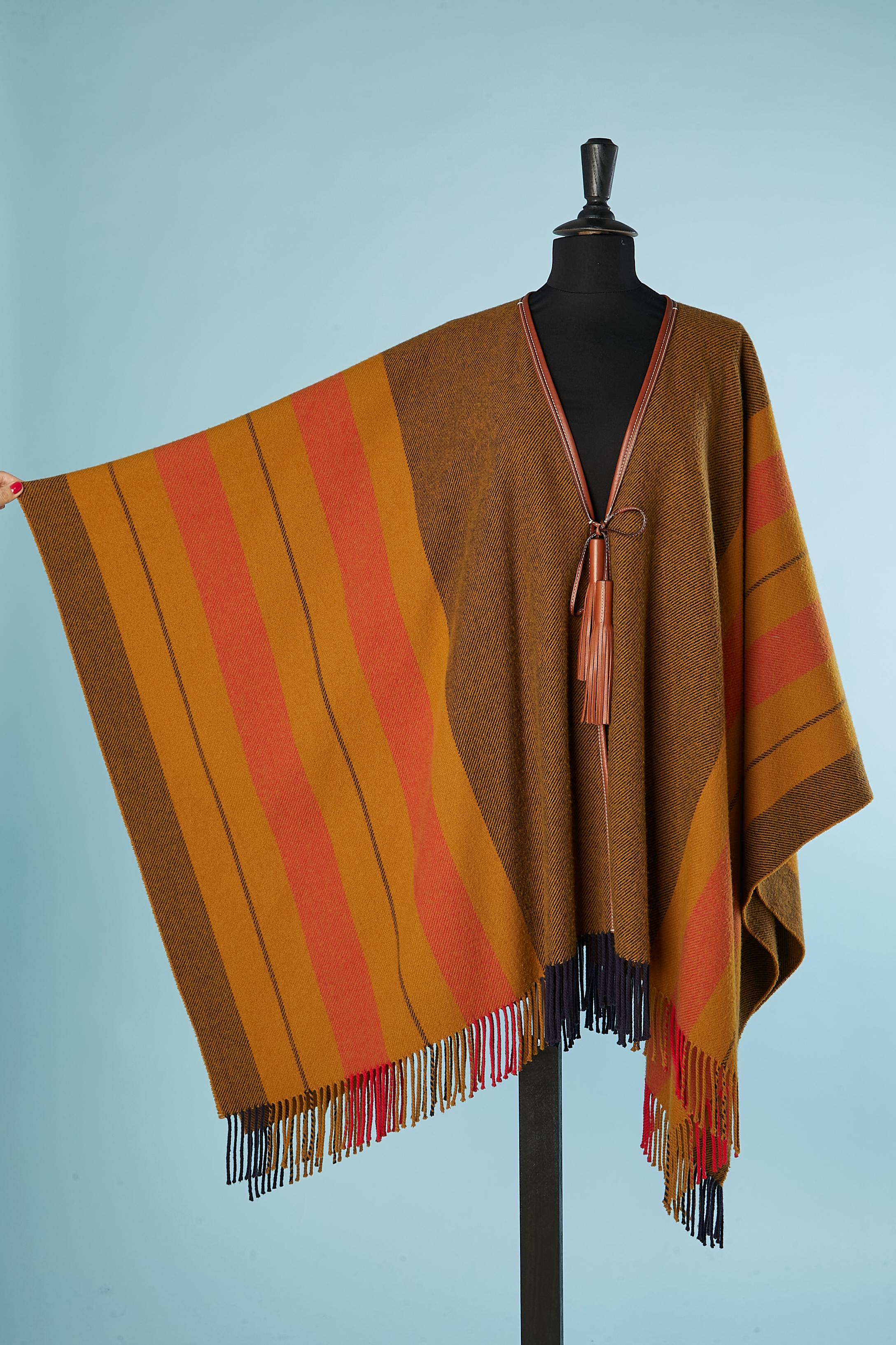hermes poncho