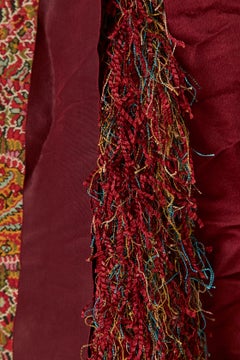 Wool and cashmere "Visite" with Paisley pattern Mme FEBURE Circa 1880's