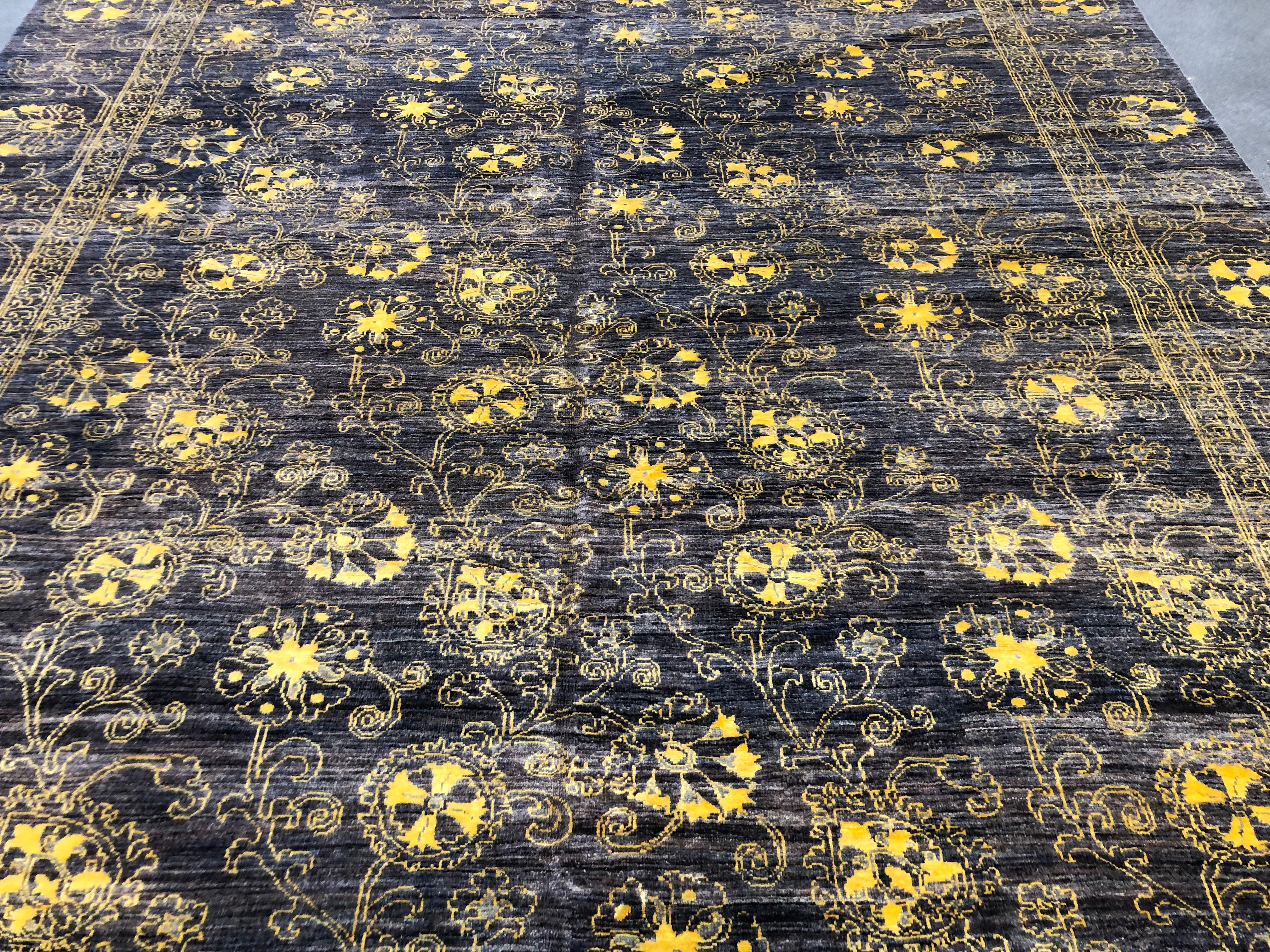 Laine et soie All Over Design Pakistani en vente 2