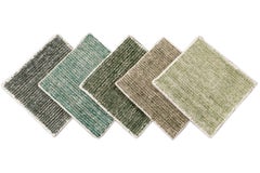 Wolle und Seide Boho maßgefertigter Teppich