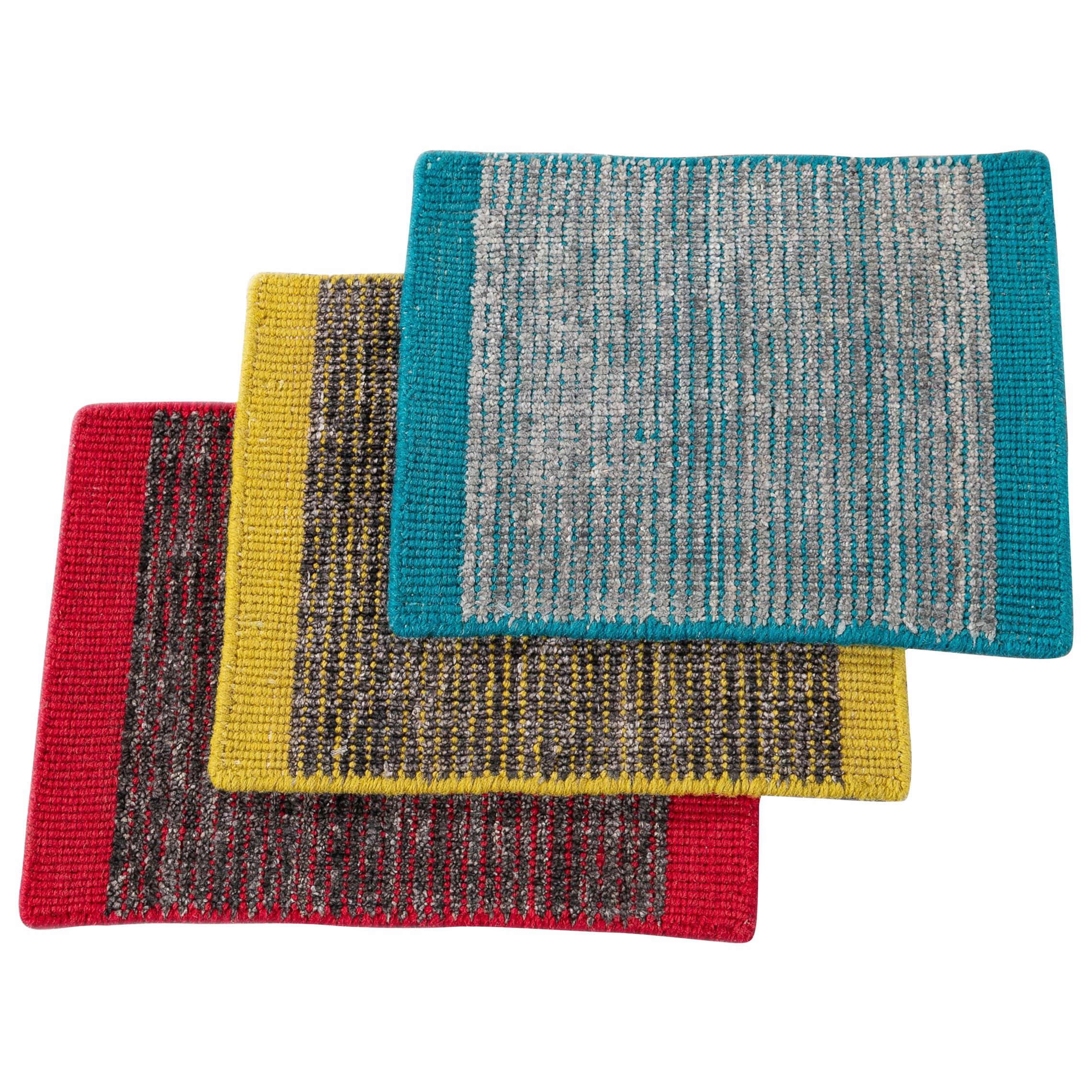 Wool and Silk Boho Custom Rug For Sale