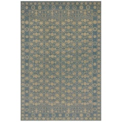 Handgewebt aus Wolle und Seide  Khotan-Design-Teppich