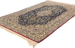 1950's Vintage Persian Tudeshk Nain Carpet