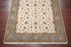 Wool and Silk Tabriz Rug