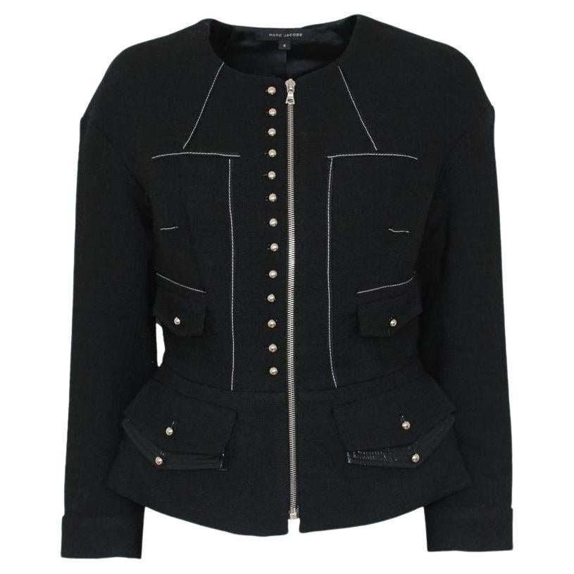 Marc Jacobs Wool and studs jacket size 42 For Sale