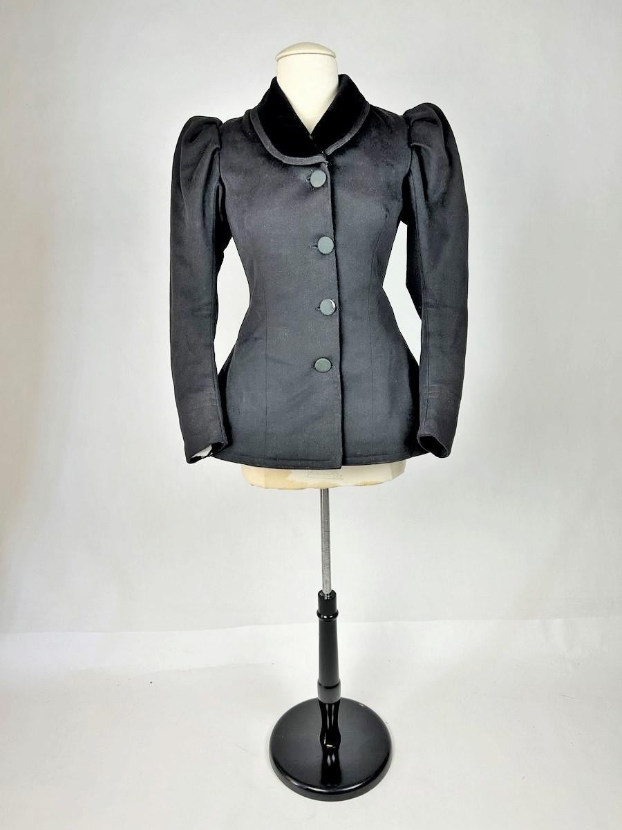 Wool And Velvet Cloth Amazon Jacket - France Circa 1895-1905 2
