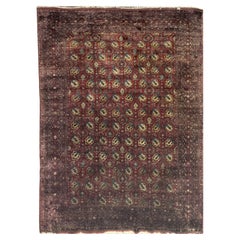 Wool Area Oriental Rug Handmade Red Living Room Carpet, Large Livingroom Rug