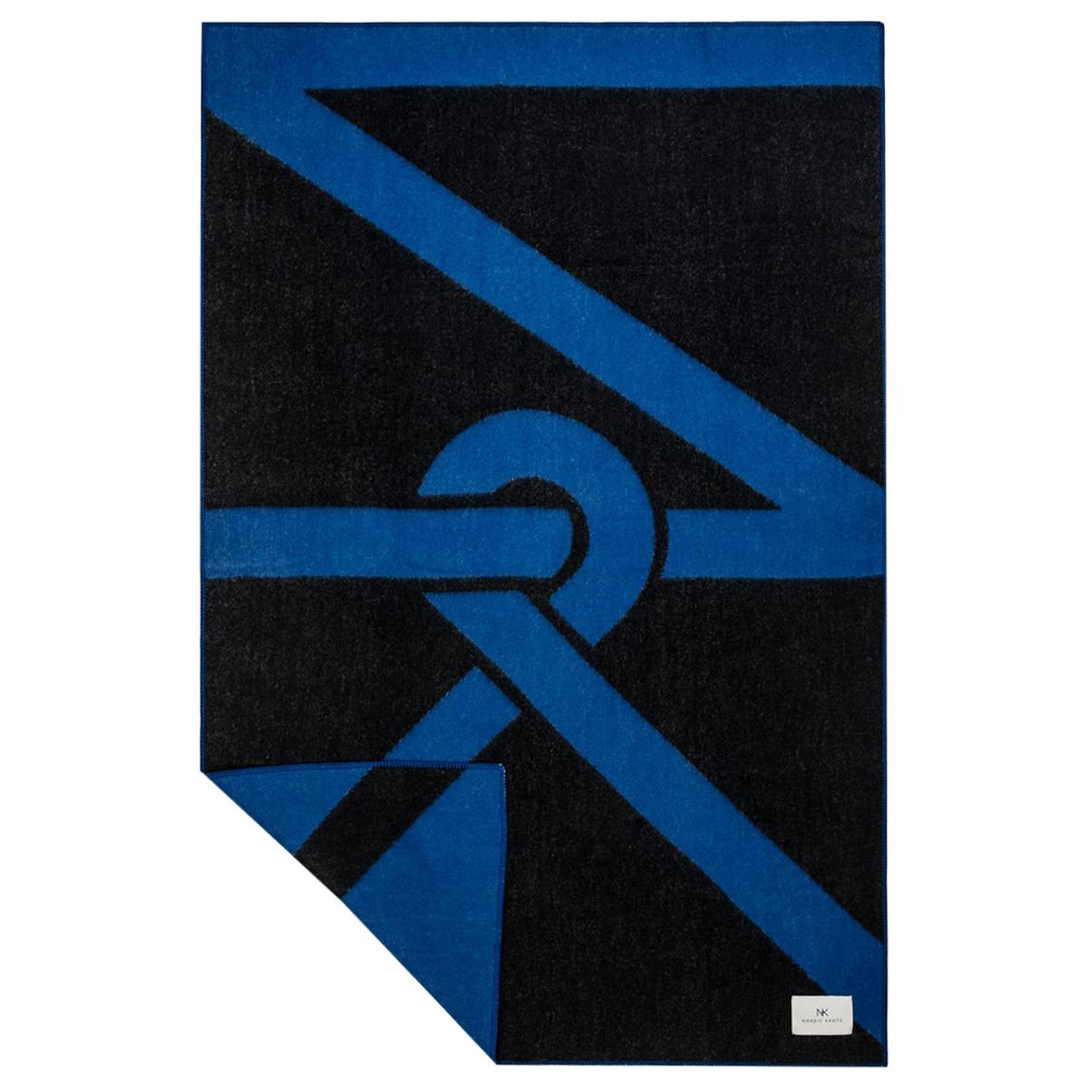 Wool Blanket NK, Ultramarine