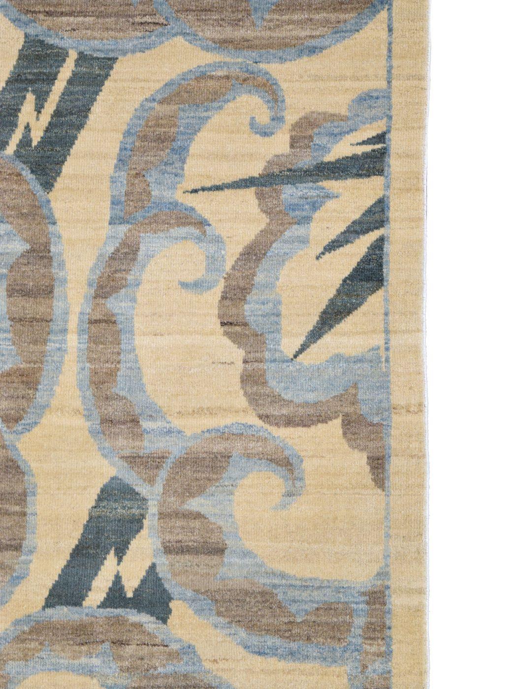 Wolle Blau, Brown, und Creme 