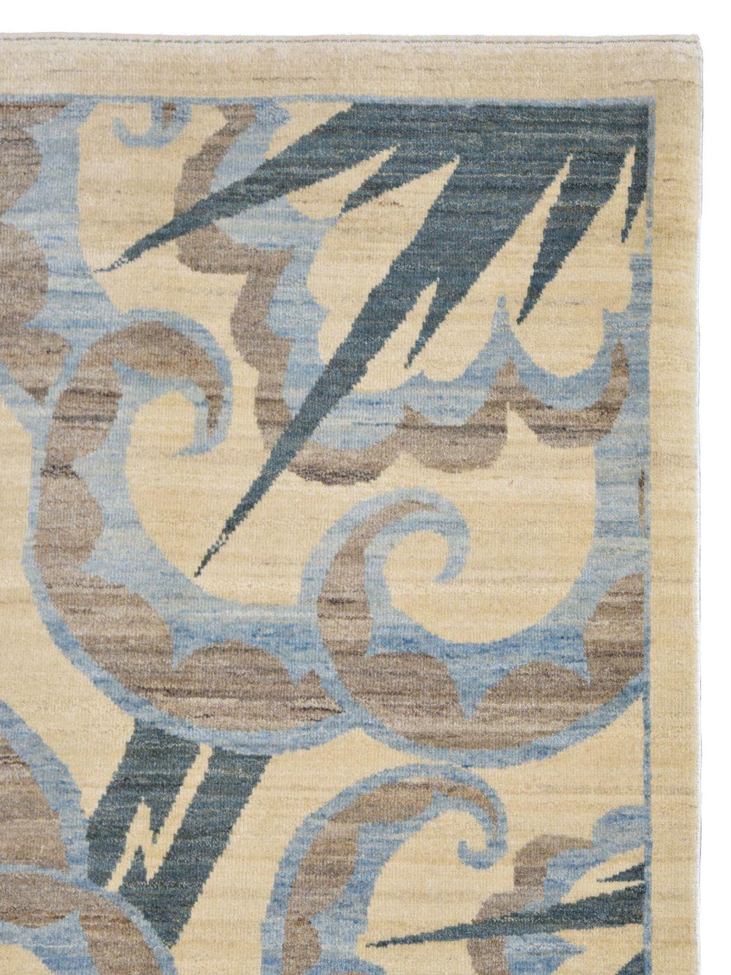 Wolle Blau, Brown, und Creme 