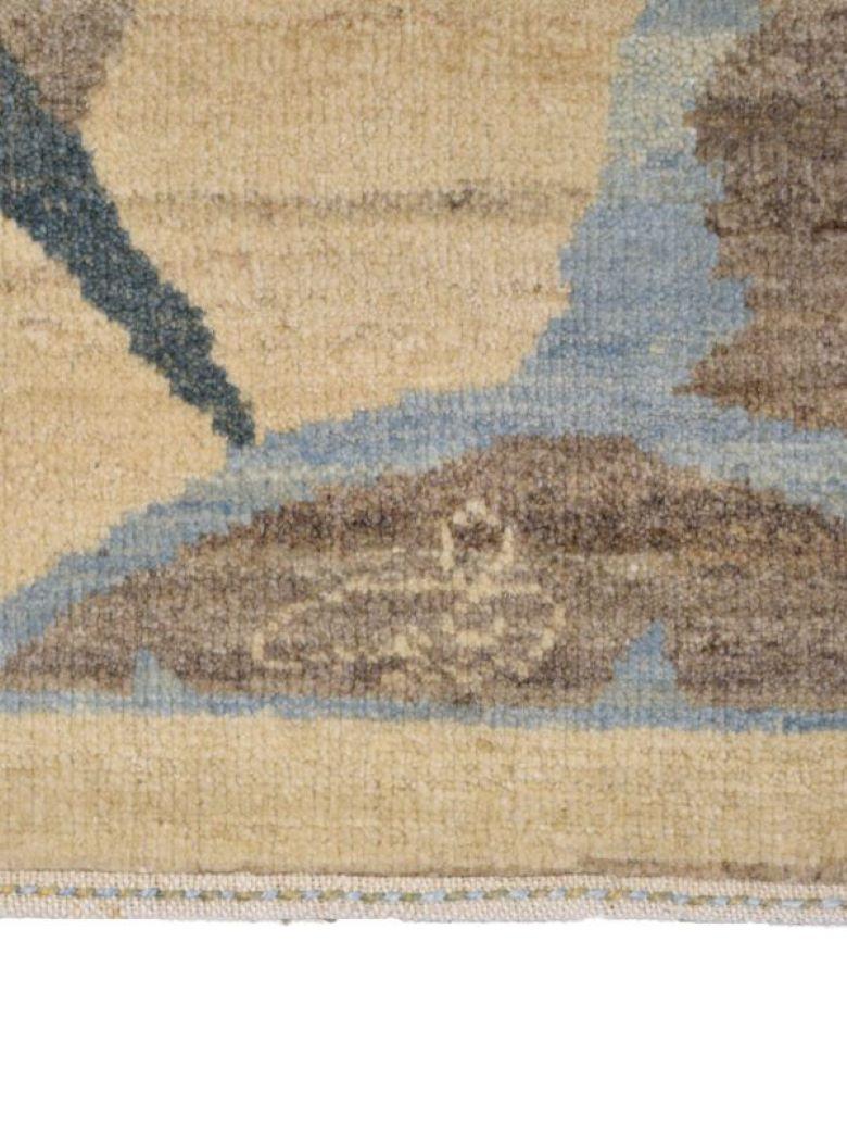 Wolle Blau, Brown, und Creme 