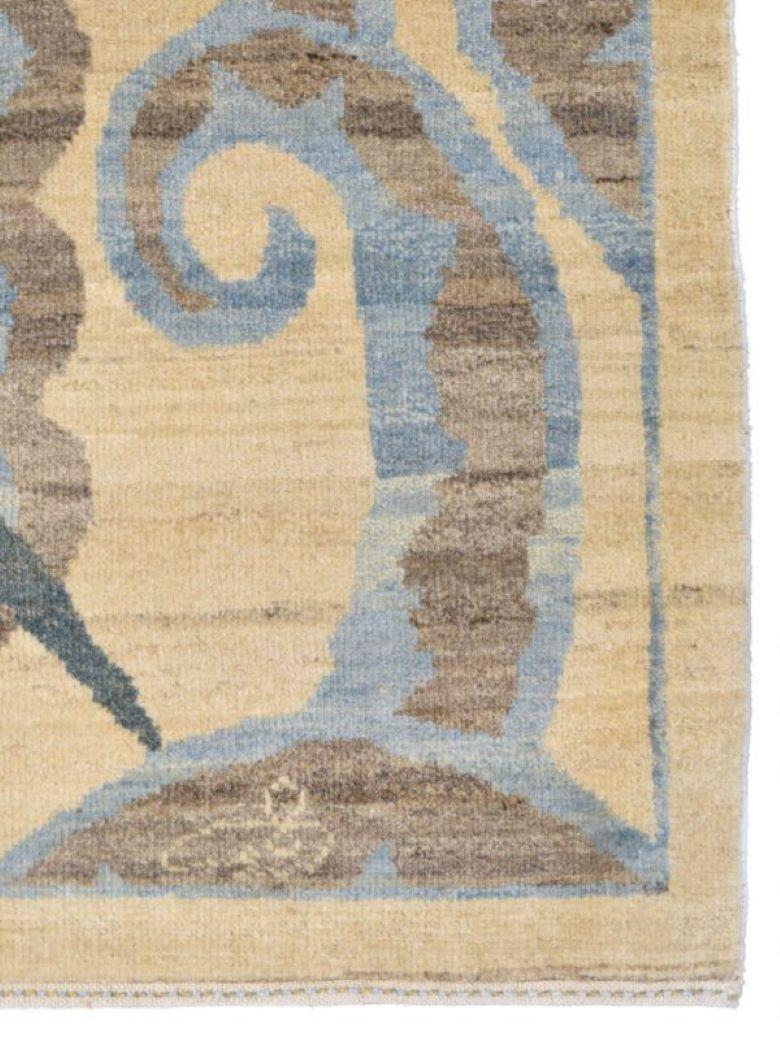 Wolle Blau, Brown, und Creme 