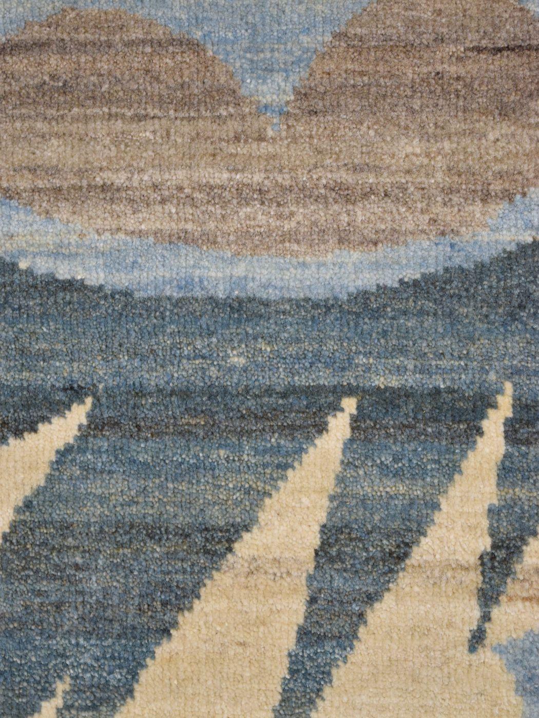 Wolle Blau, Brown, und Creme 