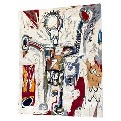 Wool Carpet, After Jean-Michel Basquiat, Circa 2015