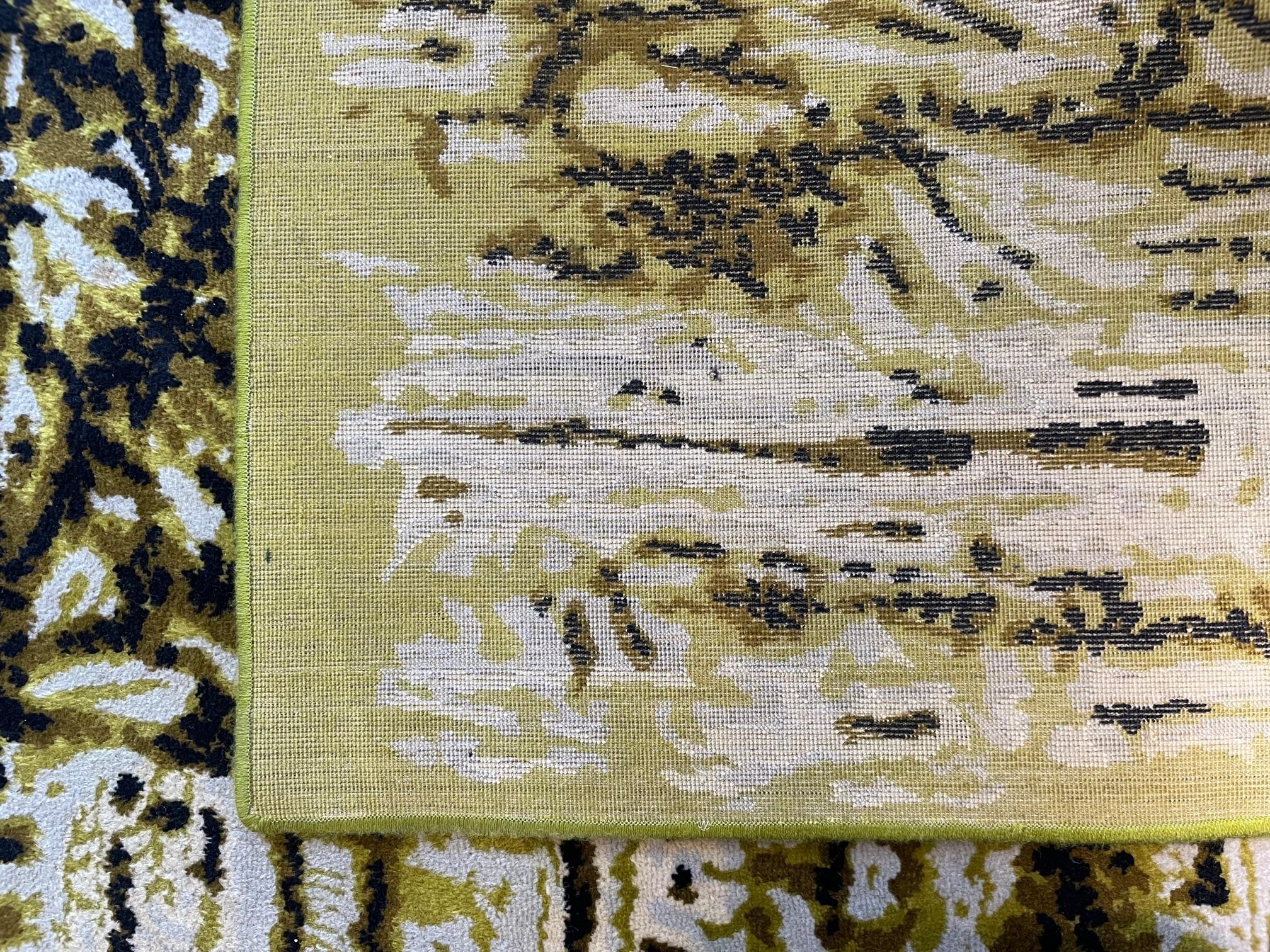 Mid-20th Century Wool Carpet by René Fumeron, France, circa 1960 For Sale