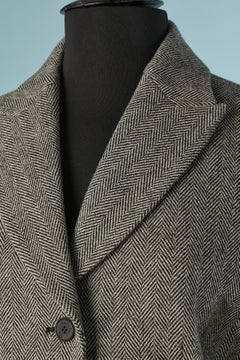 Wool Chevron single breasted Bar jacket CHRISTIAN DIOR