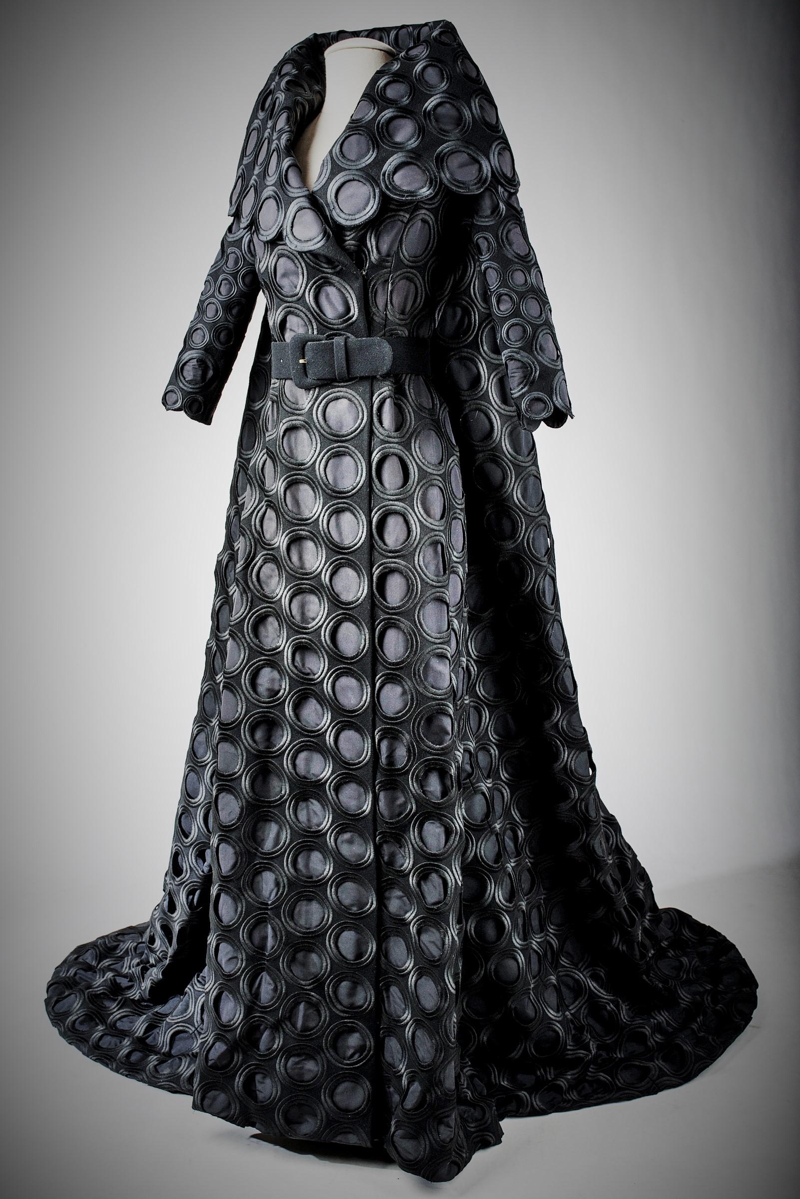 Wool Coat Dress by Julien MacDonald for Givenchy Couture - Fall Winter 2003 For Sale 2