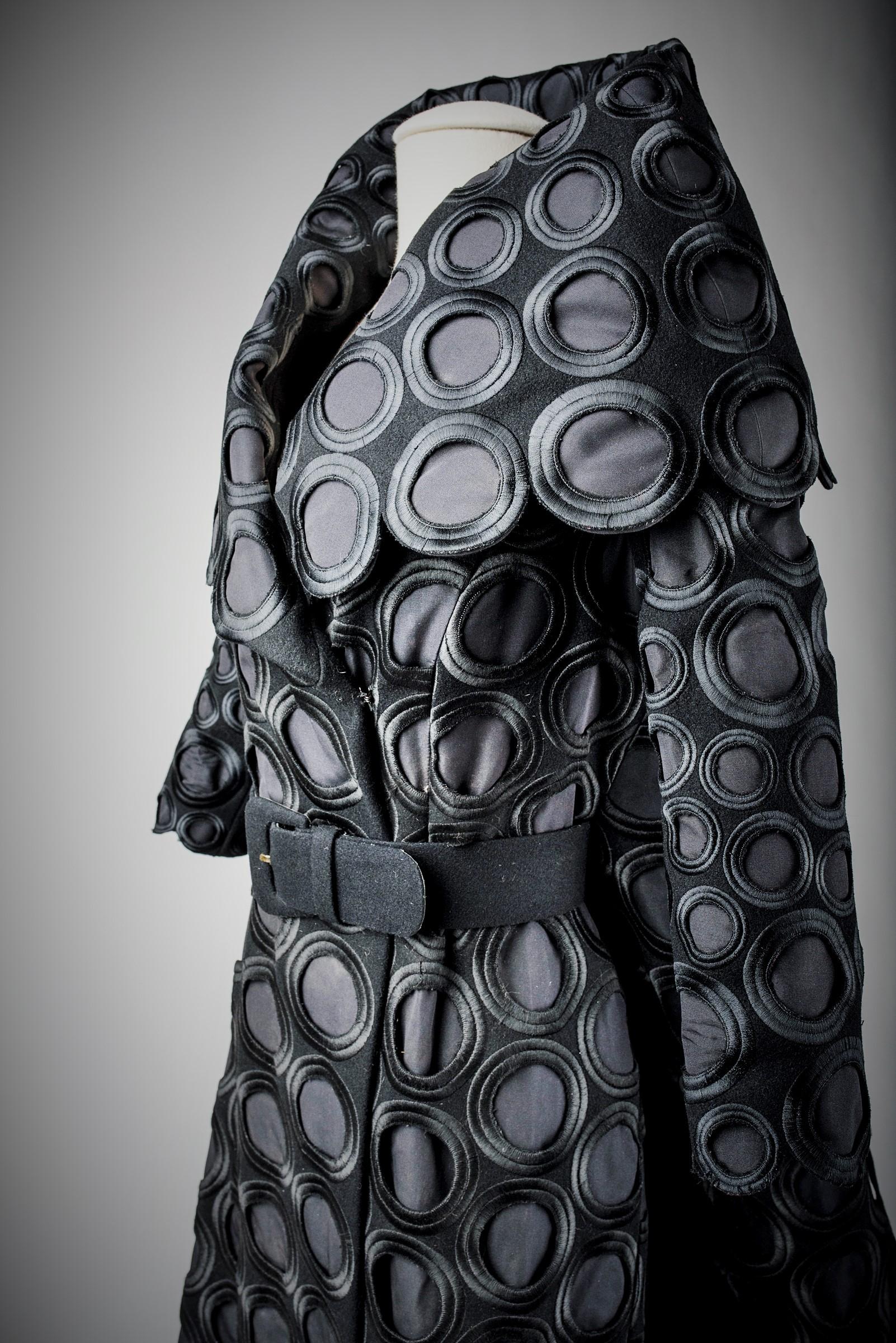 Wool Coat Dress by Julien MacDonald for Givenchy Couture - Fall Winter 2003  For Sale 3