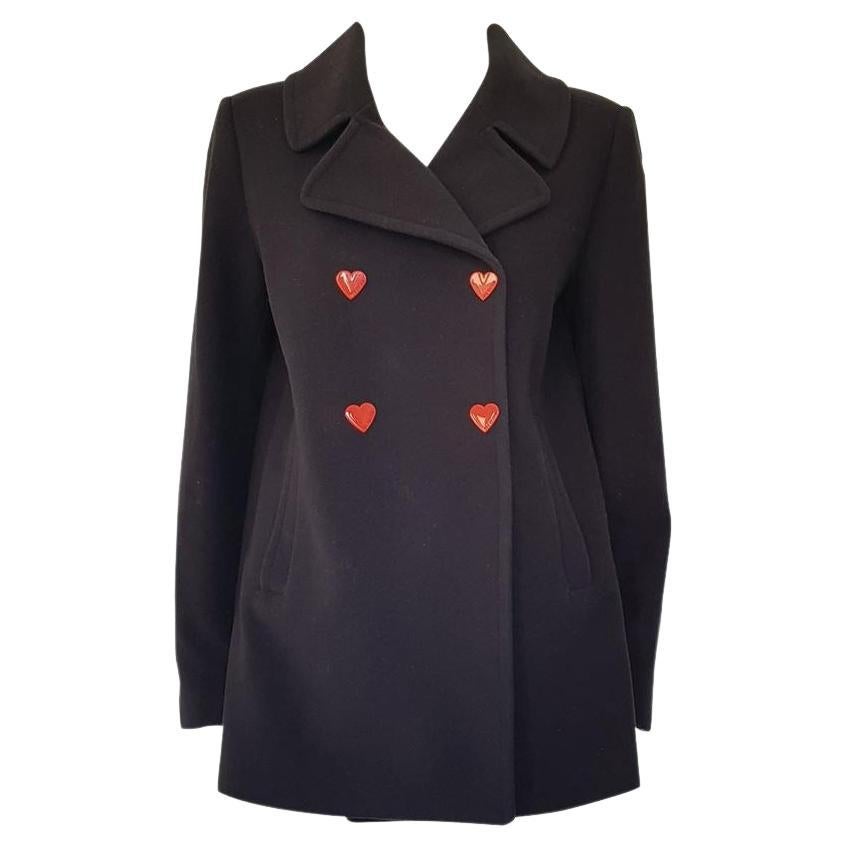 Moschino Wool coat size 40 For Sale