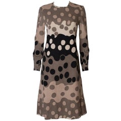 Wool Crepe Vintage Dress