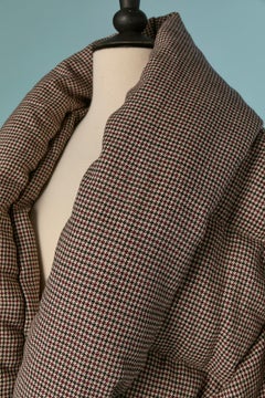 Wool Down jacket with Pied de poule pattern ALEXANDRE VAUTHIER