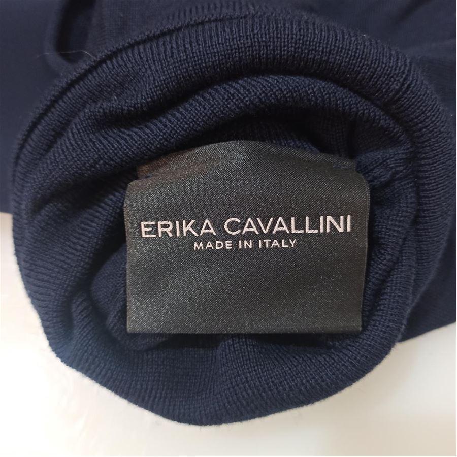 Black Erika Cavallini Wool dress size M For Sale