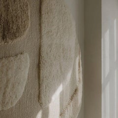 Wool DUNE Headboard Modern Handwoven Minimalist Large Custom Design