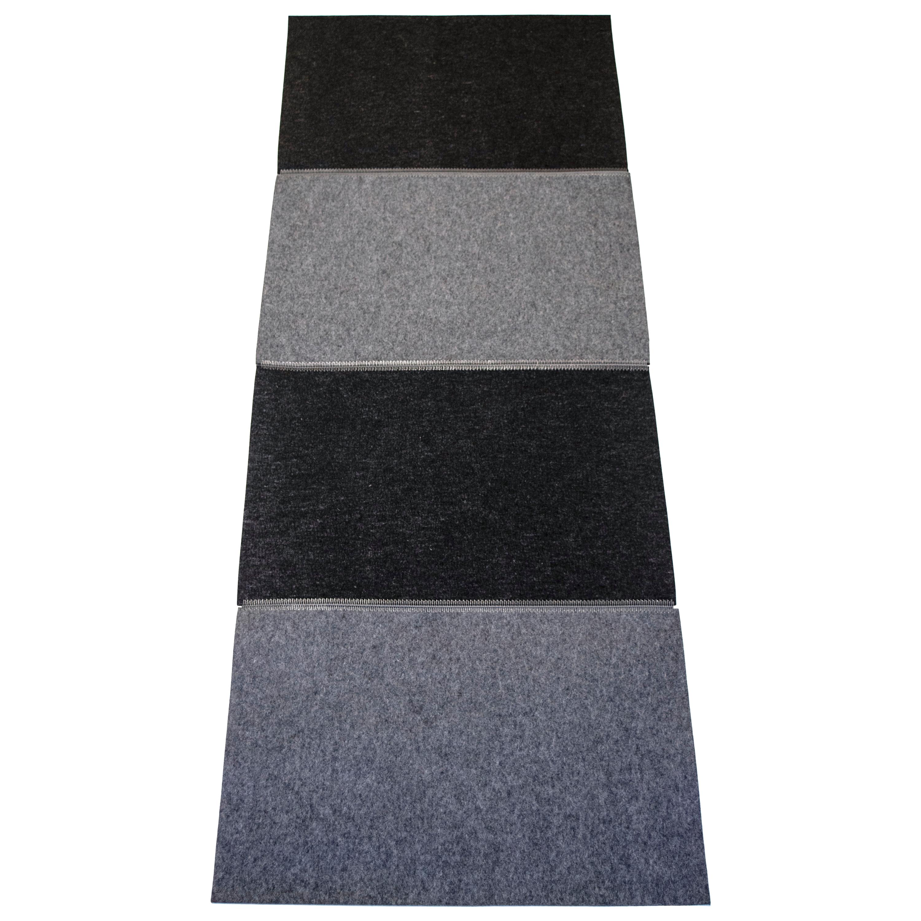 Wool Felt Runner, Collegiate  For Sale