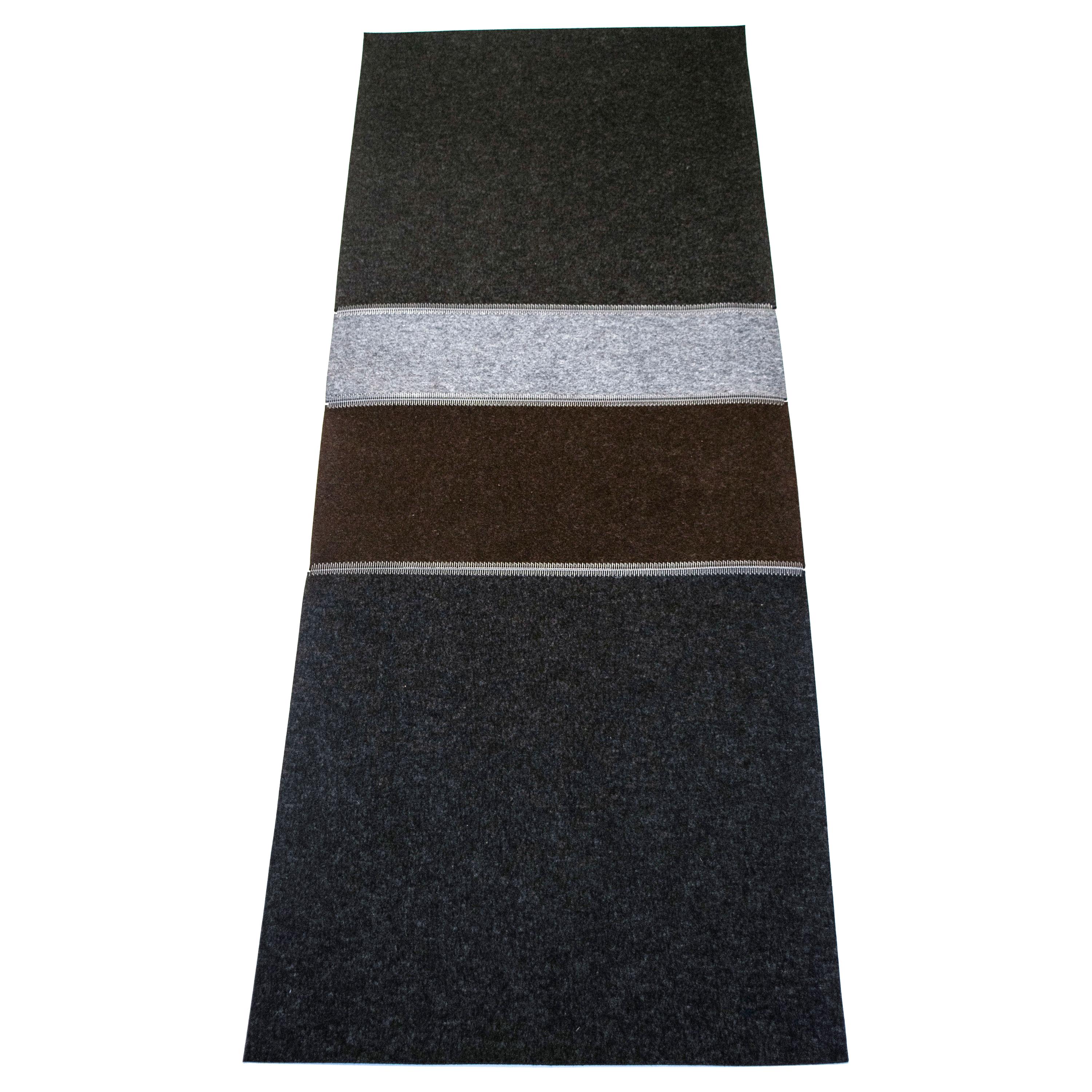 Wool Felt Runner, Oreo For Sale at 1stDibs