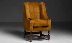 Wool Fleece Wingback, England circa 1910