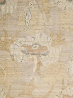 Handgeknüpfter persischer Jugendstil-Teppich aus Wolle mit Seidenakzenten, 9' x 12'